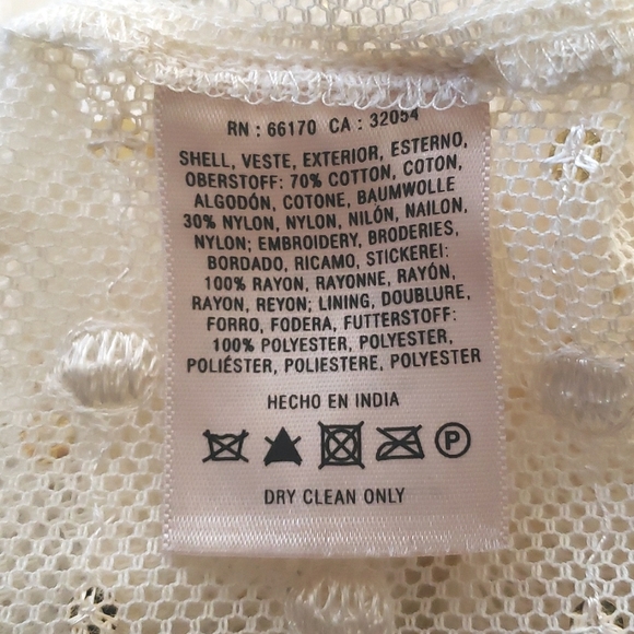 Anthropologie Leifnotes Ivory Dot & Gleam Mini Dress - Picture 7 of 8